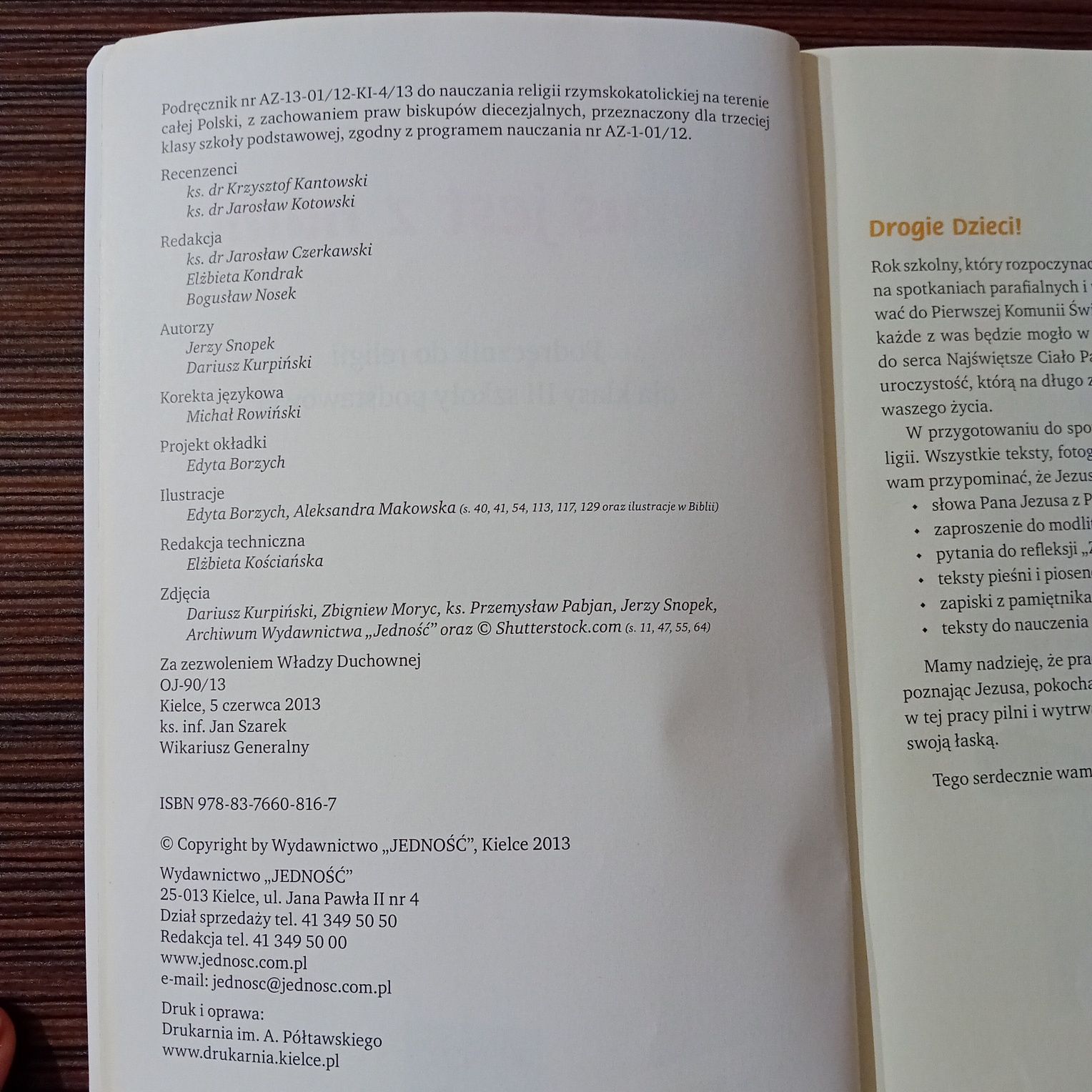 Podręcznik do religii kl. 3
