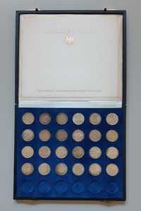 23x 5 DM - Niemieckie monety okolicznościowe 1966 - 79 (srebro)