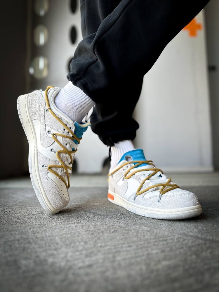 Кросівки Nike Dunk Low Off-White Lot 34 (1 в 1як оригінал)