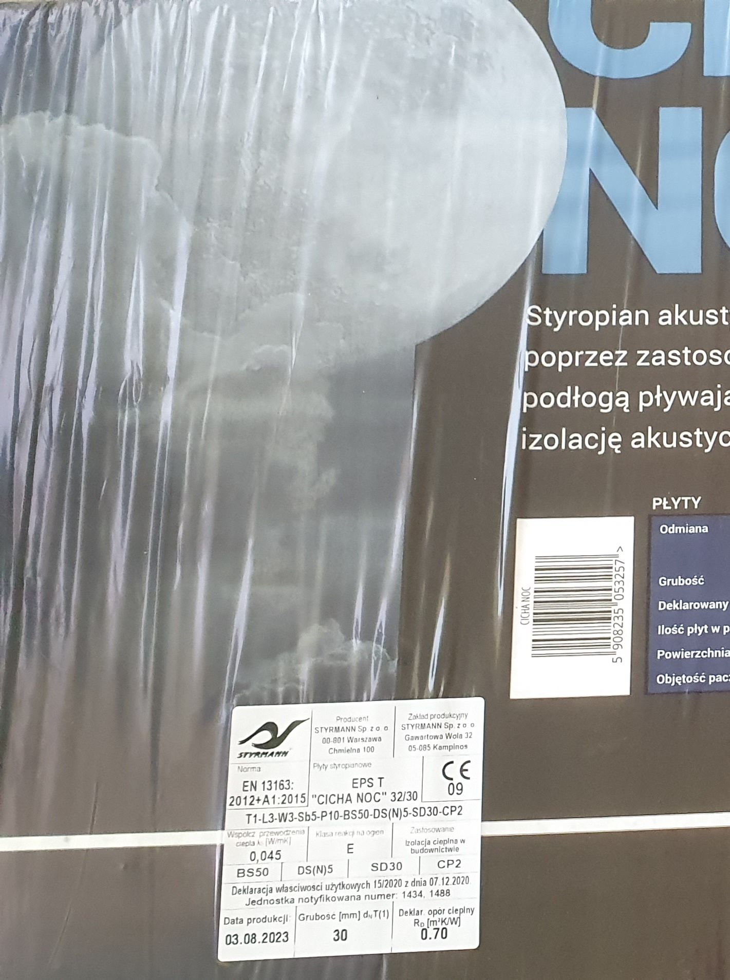 Styropian akustyczny