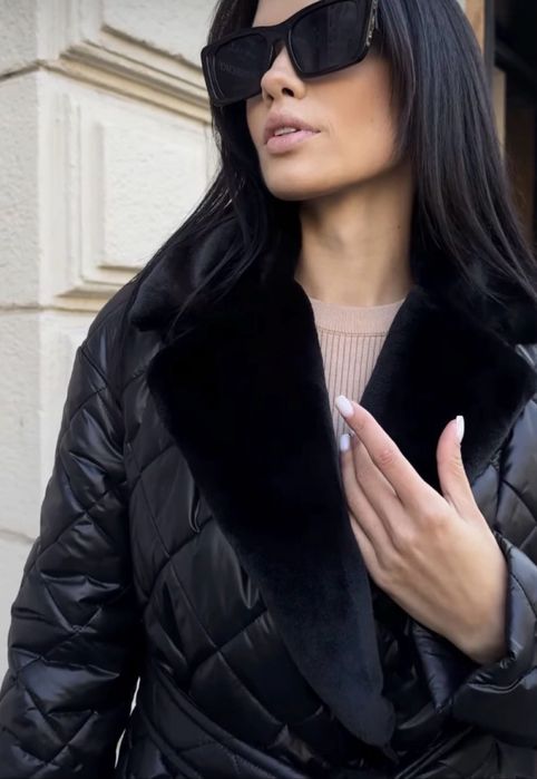 Пальто тепле стьобане