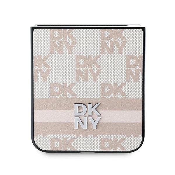 Etui DKNY Chequered Pattern Printed Stripes na Samsung Galaxy Z Flip 6