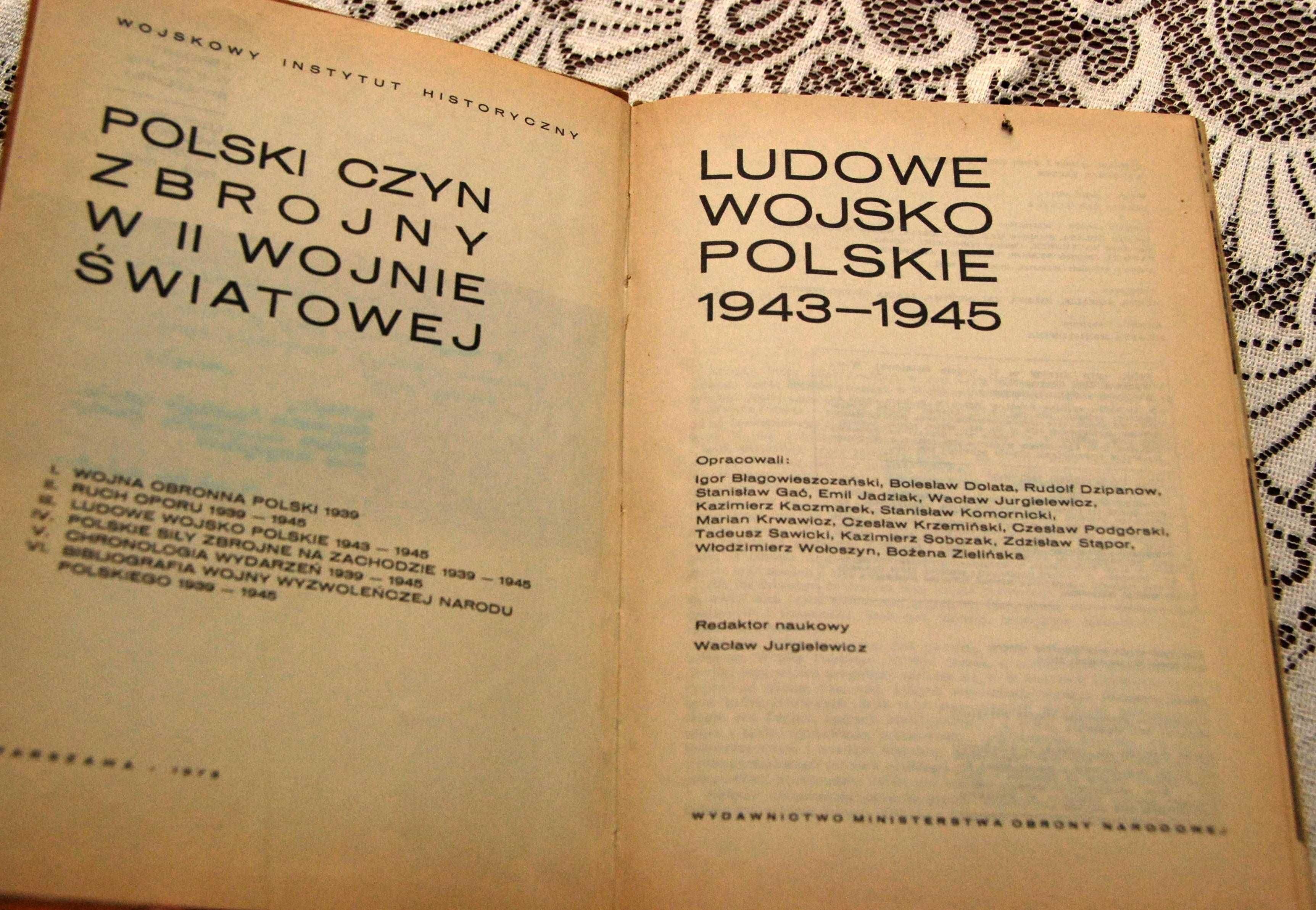 Polski czyn zbrojny w II wojnie światowej Ludowe Wojsko Polskie