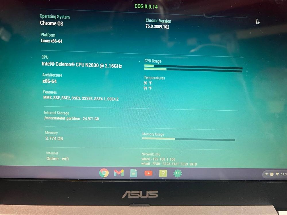 chromebook Asus C200M 11.6"/4GB RAM/32GB SSD! Артикул n619