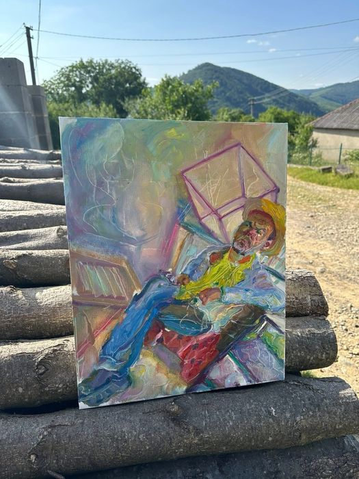 Авторська картина "У просторі себе", олія, 40x50