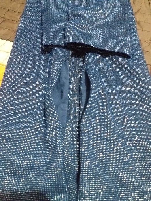 Vestido lindíssimo Azul marinho com brilhantes , da Zara Kids