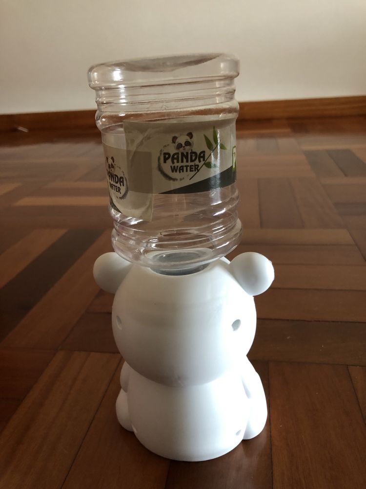 Mini bebedor de agua para crianças do panda