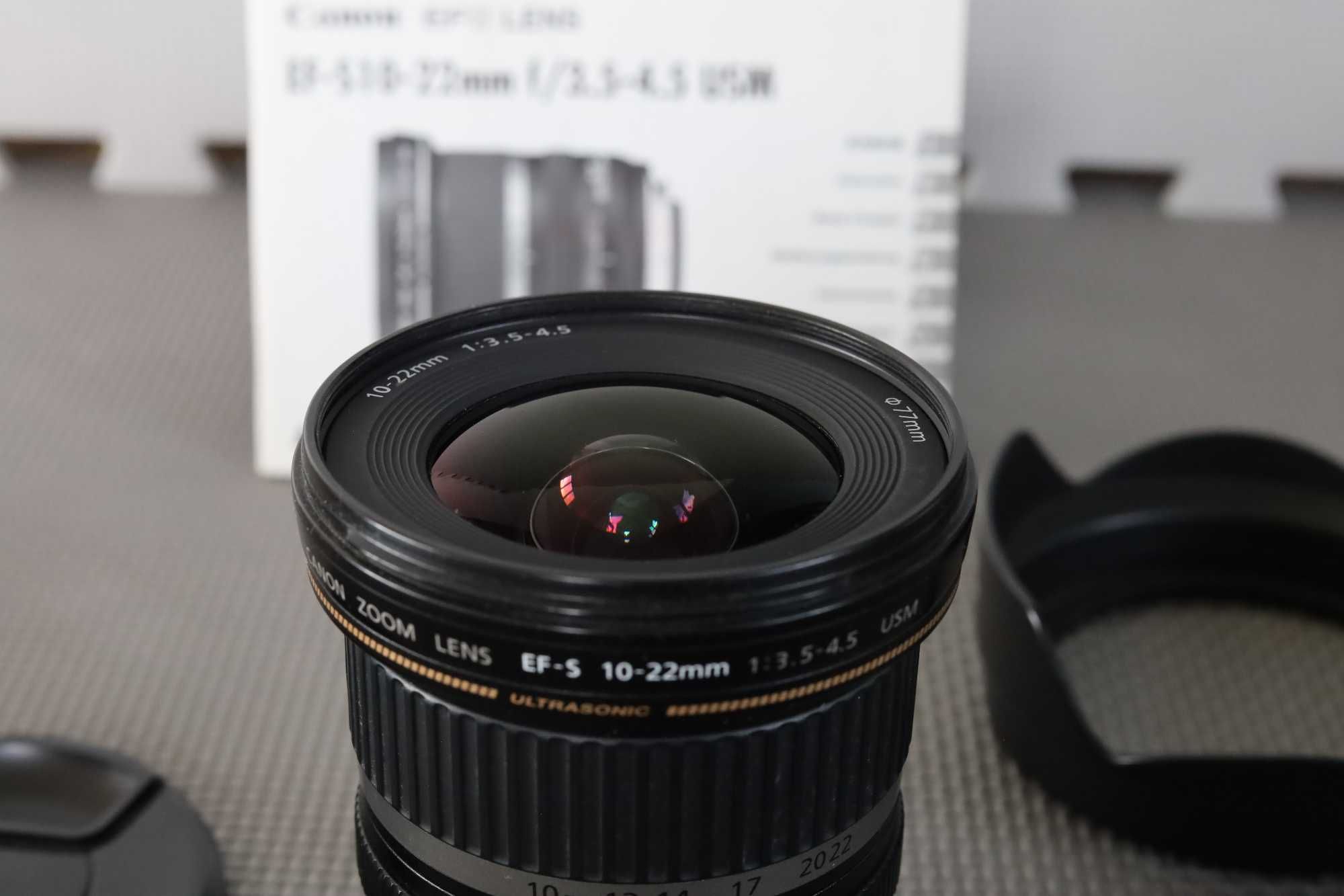 Canon EF-S 10-22mm f/3,5-4,5 USM stan idealny