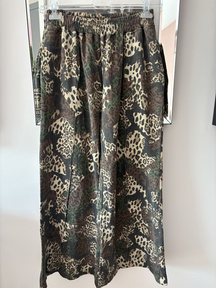 Lumina spodnie dresowe wysoki stan dzwony wide leg M/L 38/40  new