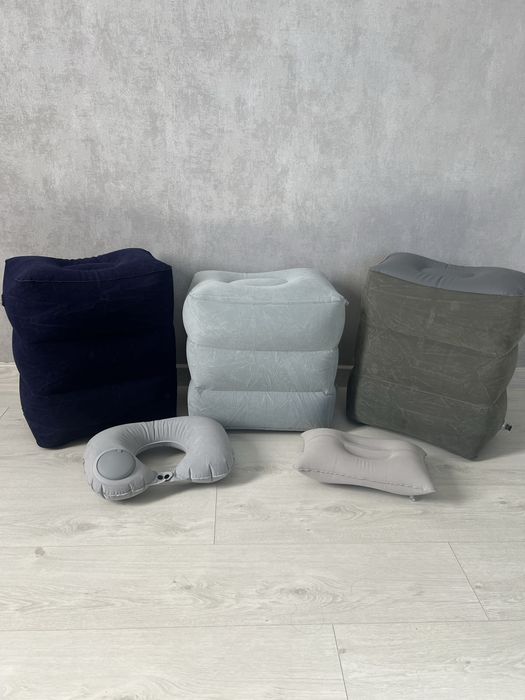 надувний, пуфік в дорогу під ноги, Подушки надувні під ноги