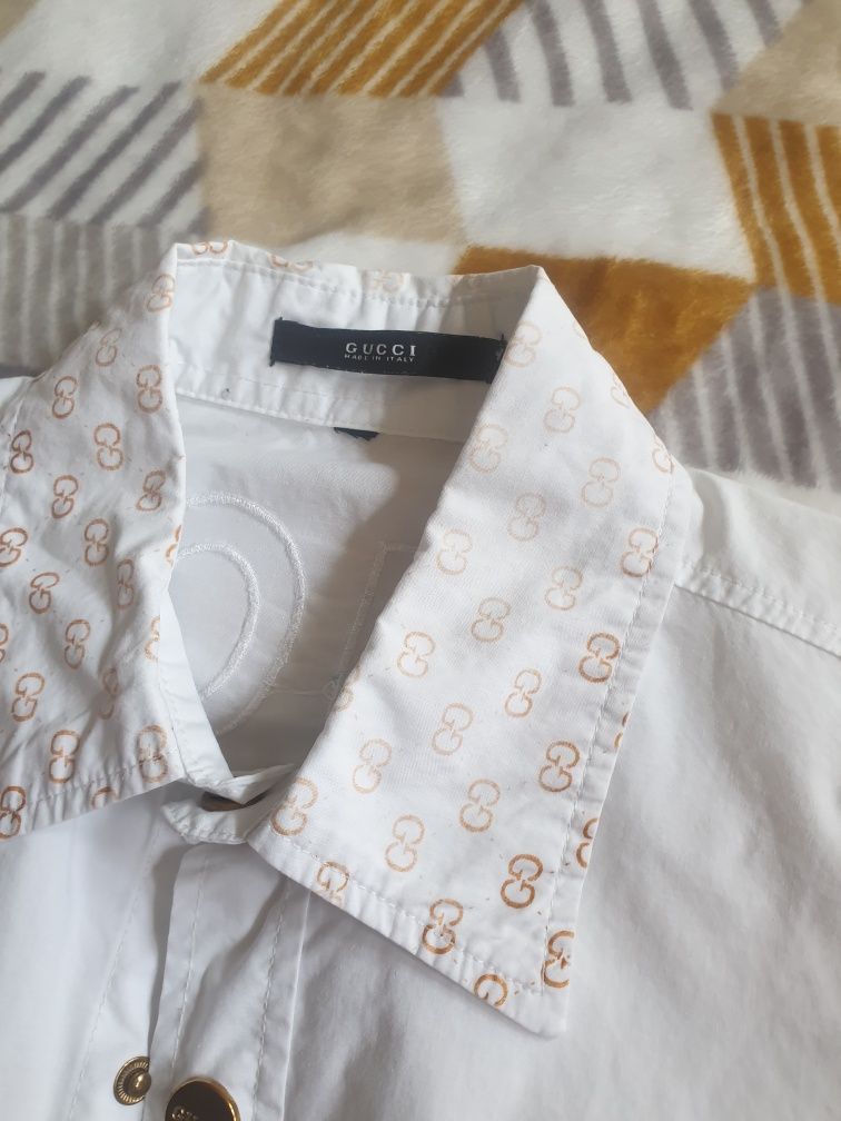 Koszula logowana Gucci Włoska XL.