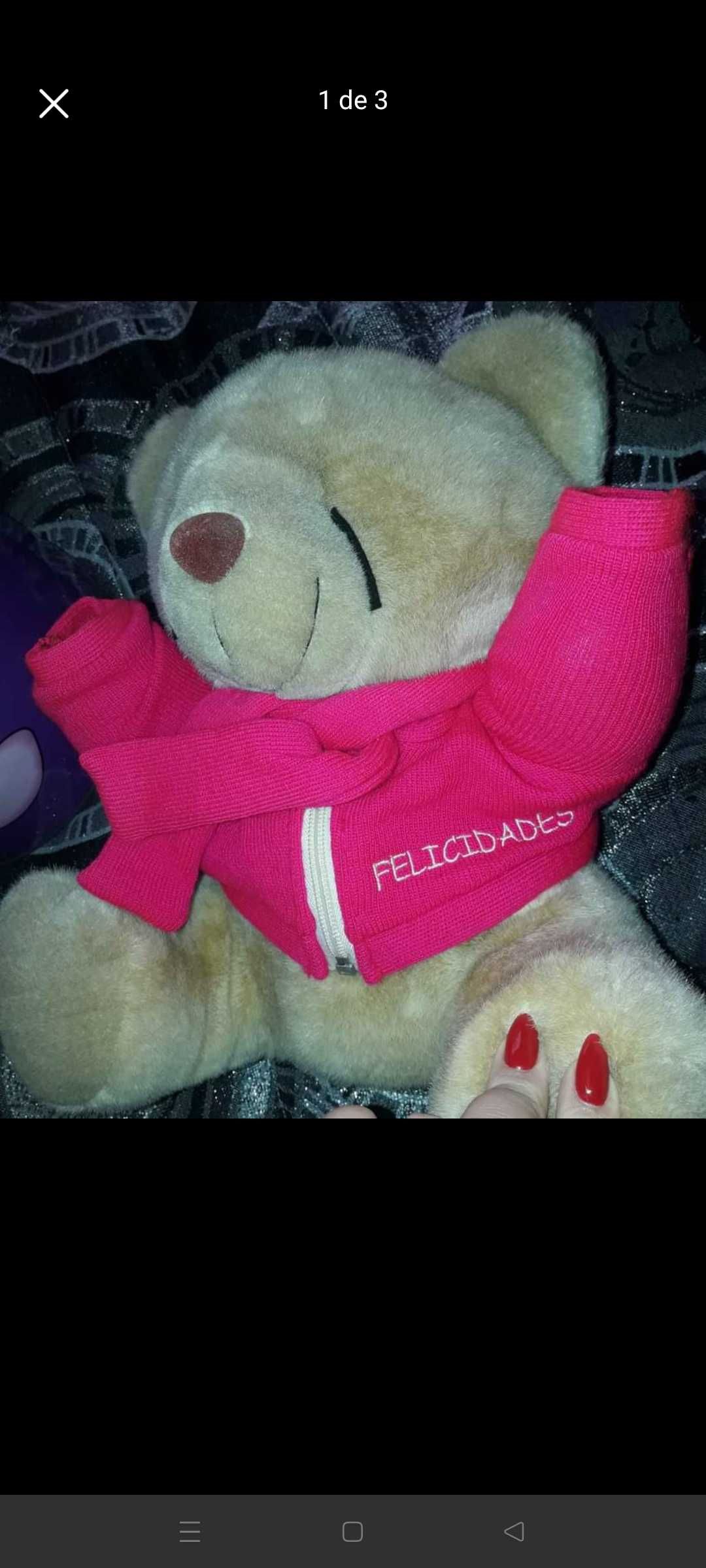 Peluche parabéns