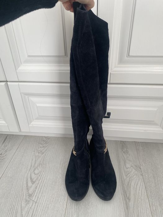 Ботфорти зимові замшеві stefano