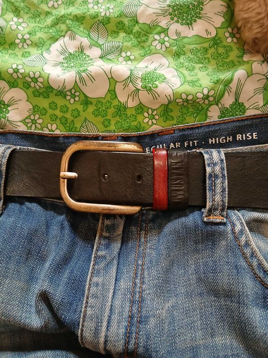 Ремень шкiряний  Mustang