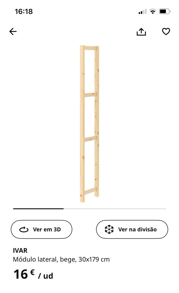 Módulo lateral - Ivar (IKEA)