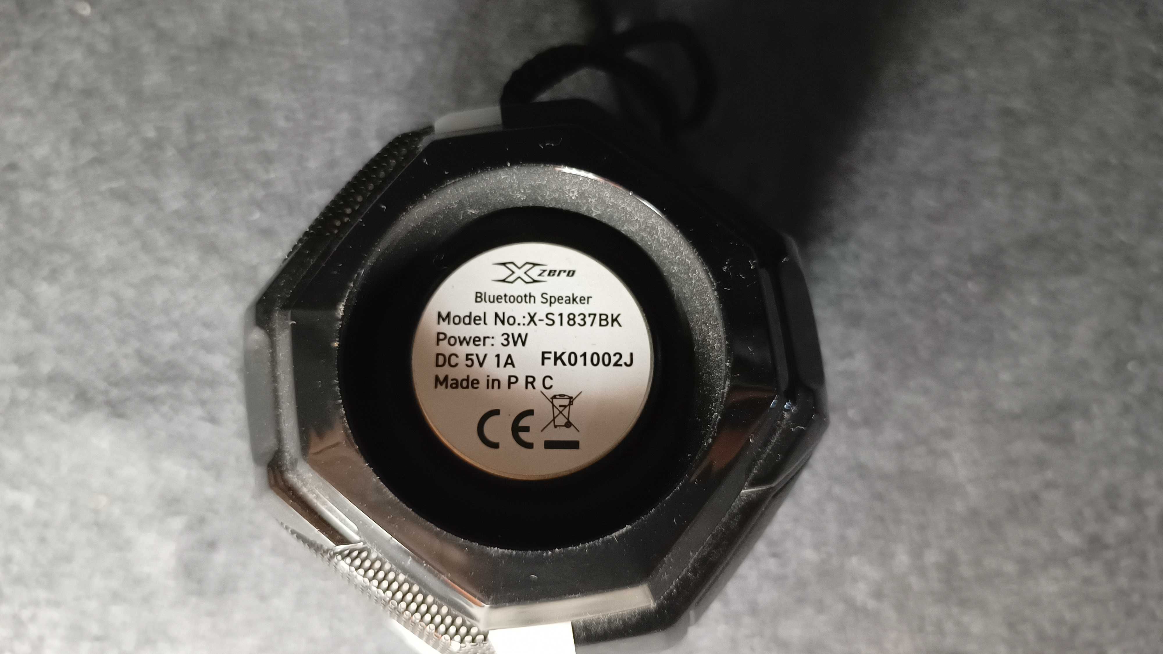 Głośnik przenośny RGB X-Zero Speaker X-S1837BK