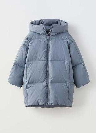 Zara пуховик пуфер куртка пальто