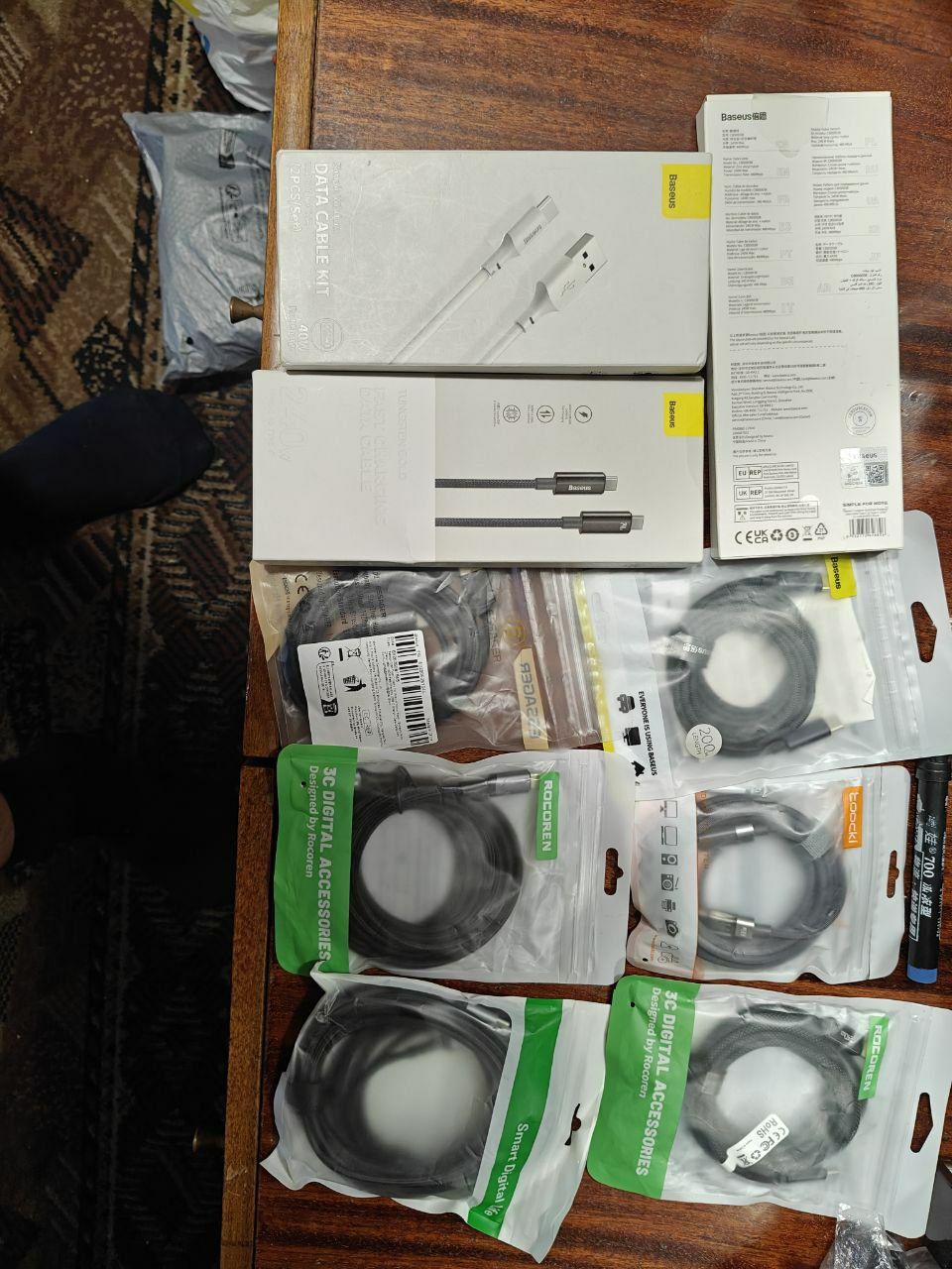 Продам кабель ,Rocoren,Baseus,Oneplus,Realme,Oppo,supervooc type-c.