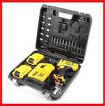 Дрель-шуруповёрт DeWALT 24V запас аккумулятор полный набор инструмента