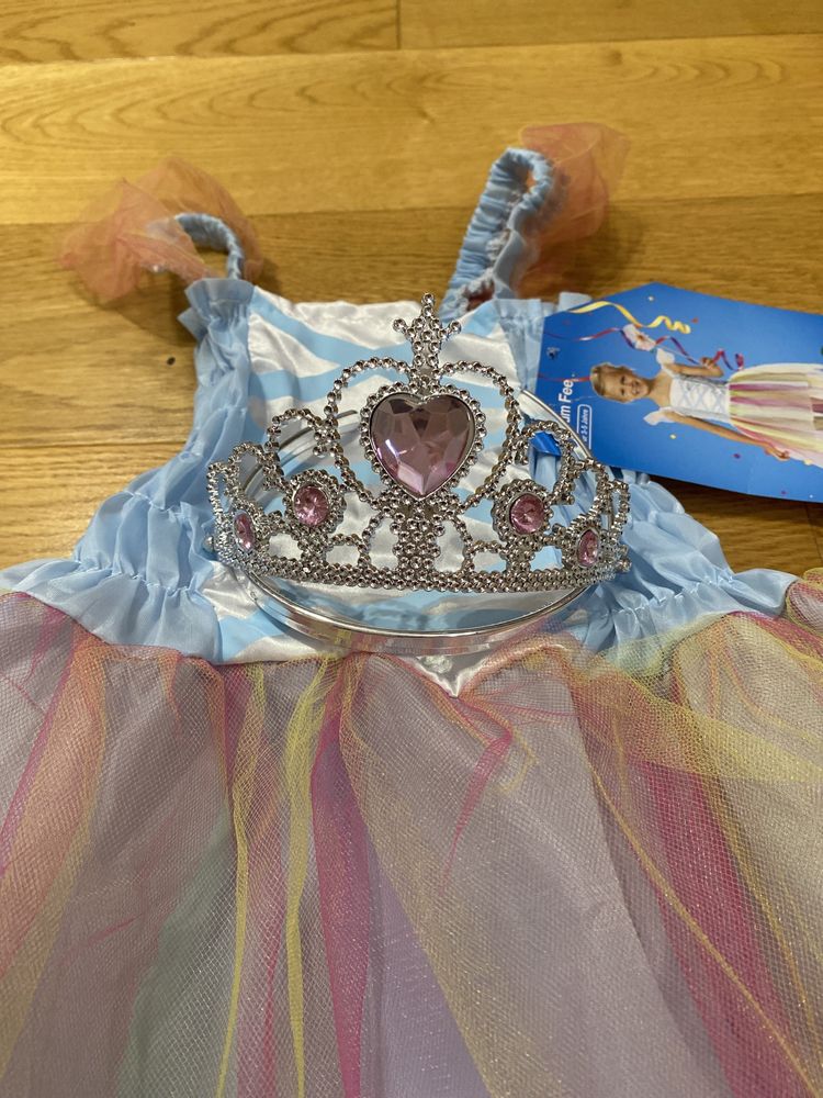 Przebranie kostium na bal karnawałowy strój księżniczki wróżki
