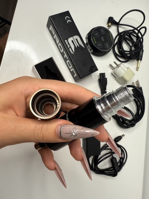 Тату-машинка модульная EQUALISER PROTON MX by Kwadron (Black)