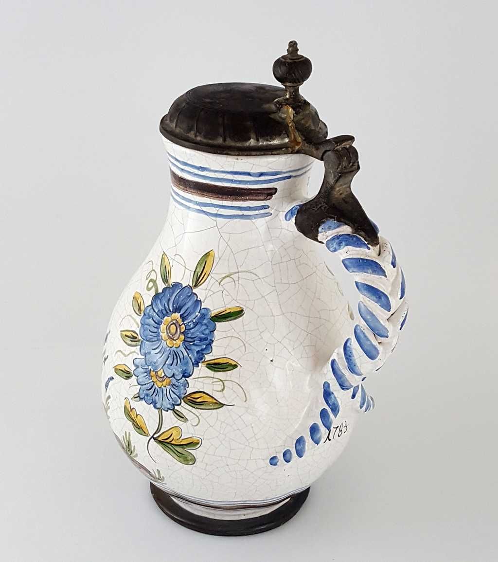 Dzban sygnowany Joseph Hannong - Strasburg czynny w latach 1766 /1780