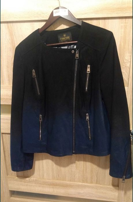 Куртка шкіряна натуральна замша р. 46-48-50