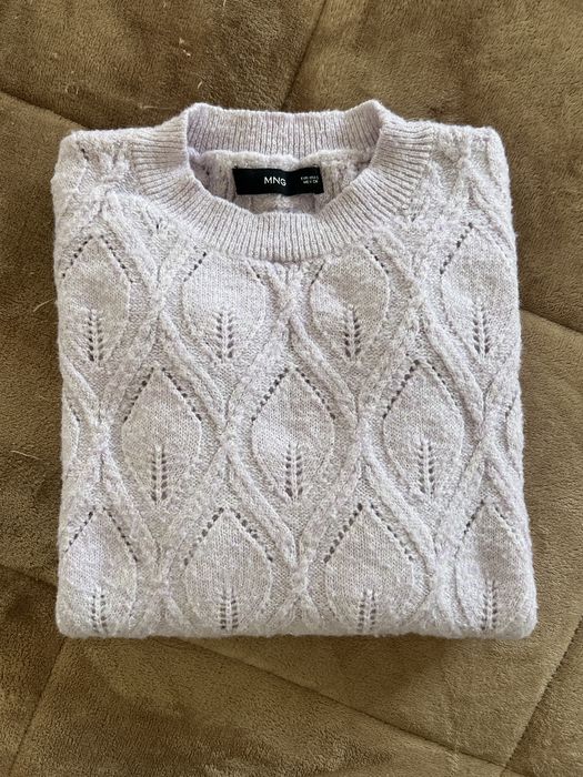 Camisola da Mango lilás com brilhos