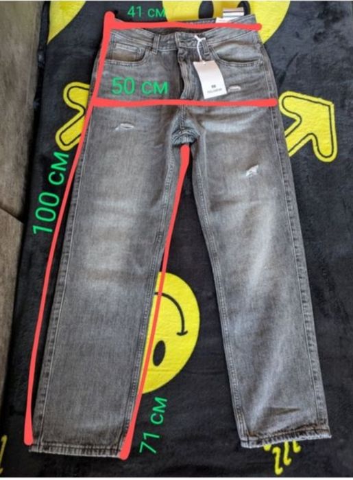Джинси Pull&Bear сірі 40 р.