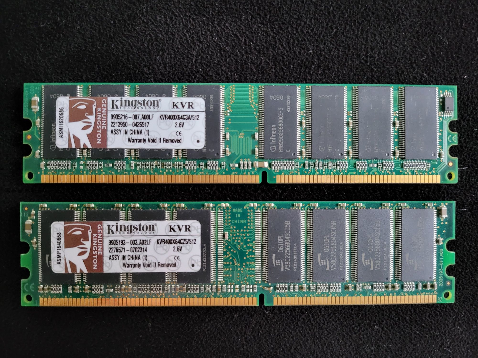 Kości pamięci DDR DDR2 Kingston Samsung Nanya Hynix 36 sztuk okazja