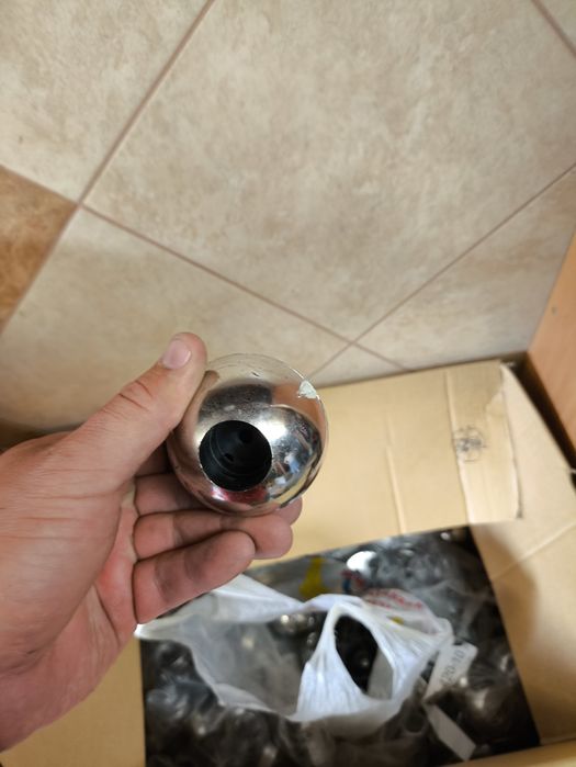 Regał system rura chrom fi25,