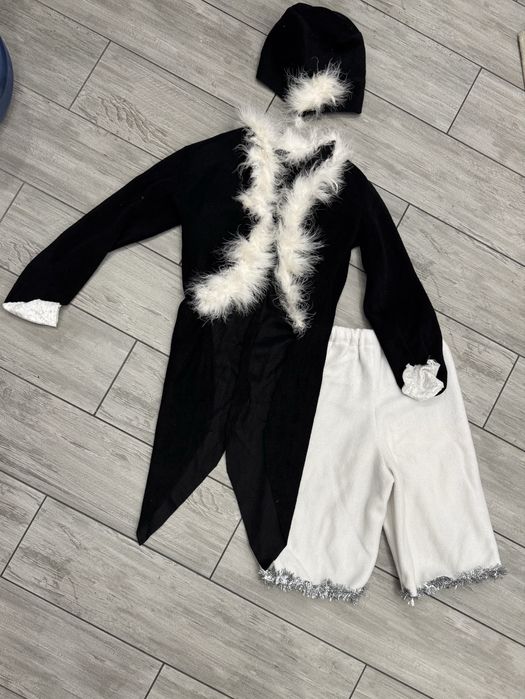 Костюм пінгвіна , новорічний костюм пінгвіна 5-6 р