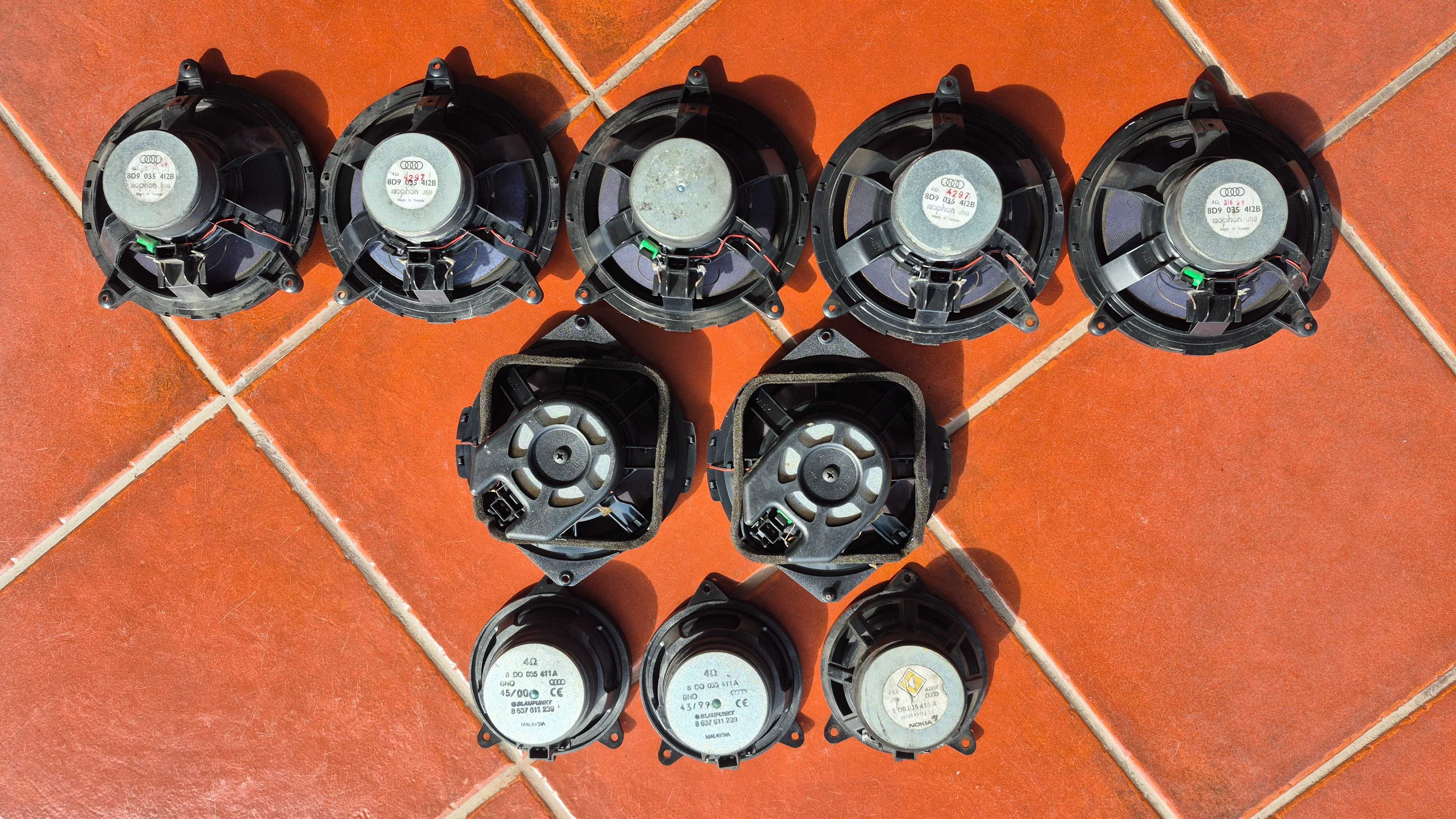 AUDI A4 B5/A3 8L/A6 C5- Colunas de Som Originais em Excelente Estado