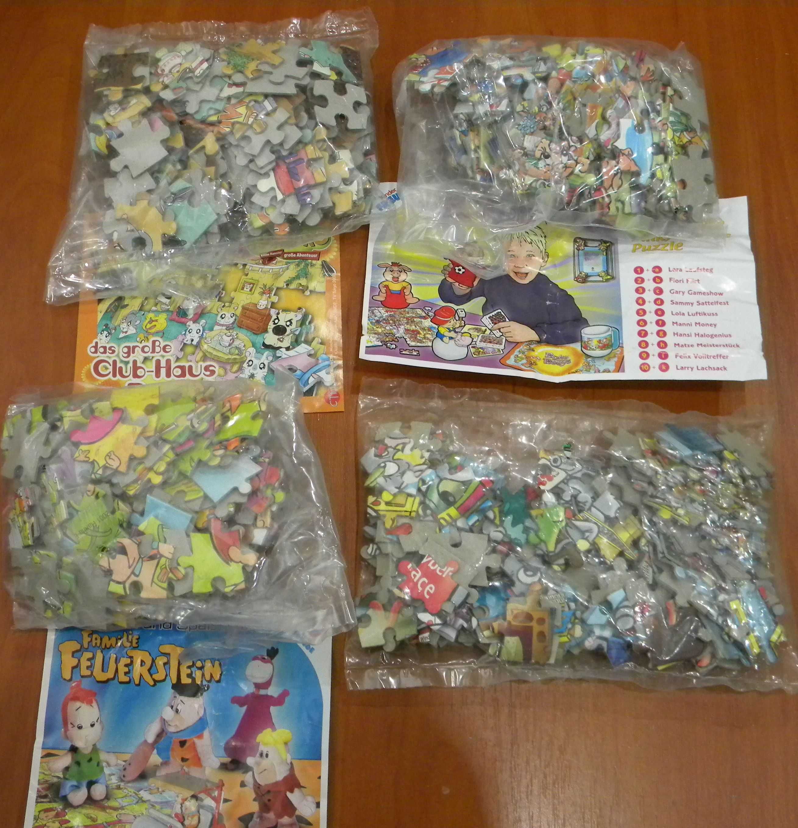 kinder niespodzianki maxi puzzle zestaw 2