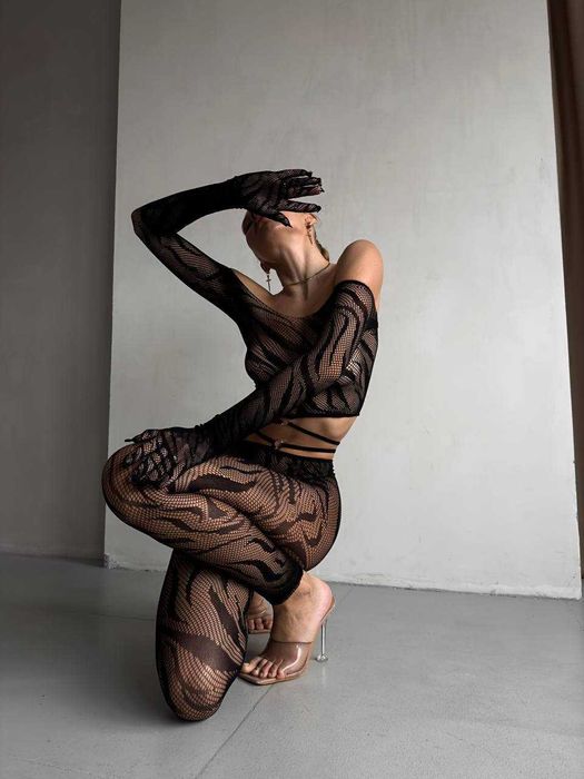 Бодістокінг, Боді сітка, Комбінезон Сітка, Еротична білизна 1908