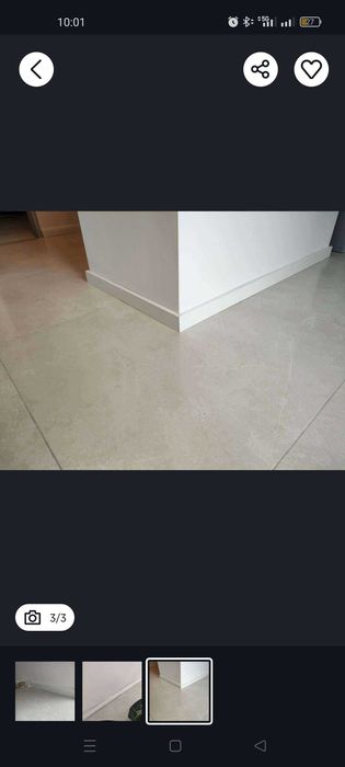 Listwy przypodłogowe MDF białe 8 sztuk