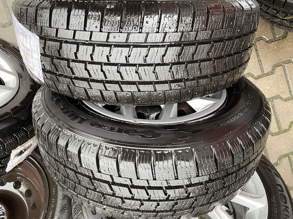Kola zimowe ford transit custom 15 cali 5x150 et60 opony 215/65/15c
