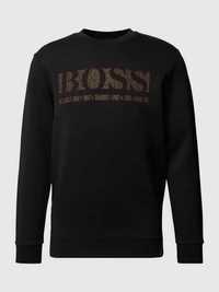 HUGO BOSS SALBO ICONIC Bluza Męska Męska M Czarna/złota Oryginalna