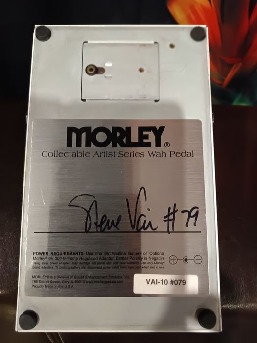 Wah Steve Vai Bad Horsie 10 Morley autograf efekt gitarowy