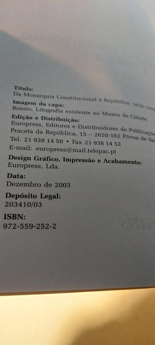 Da Monarquia Constitucional à República - Fernando de Castro Brandão