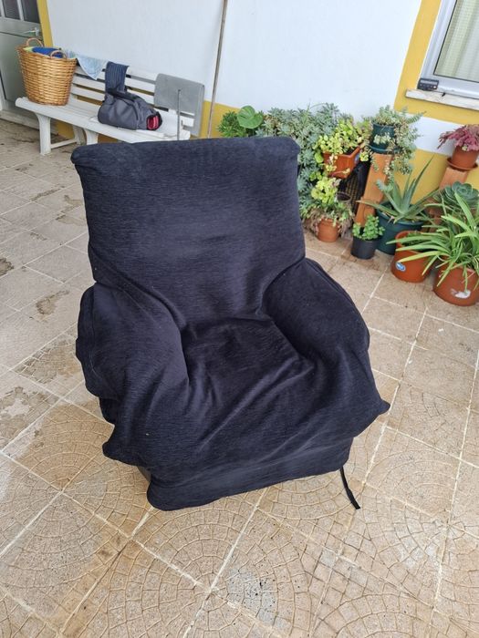 Sofá reclinável usado com massagens