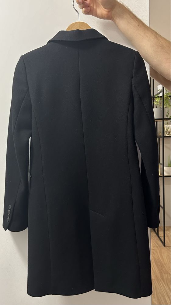 Damski Płaszcz Zara 75% wełna r. XS