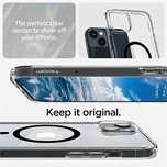 Etui Spigen Ultra Hybrid Mag z MagSafe na iPhone 14 Plus - przezroczys