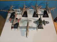 Kolekcja 7 modeli samolotów z początku zimnej Wojny