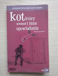 Książka, kryminał pt. Kot który wiedział i inne opowiadania. Tom 30