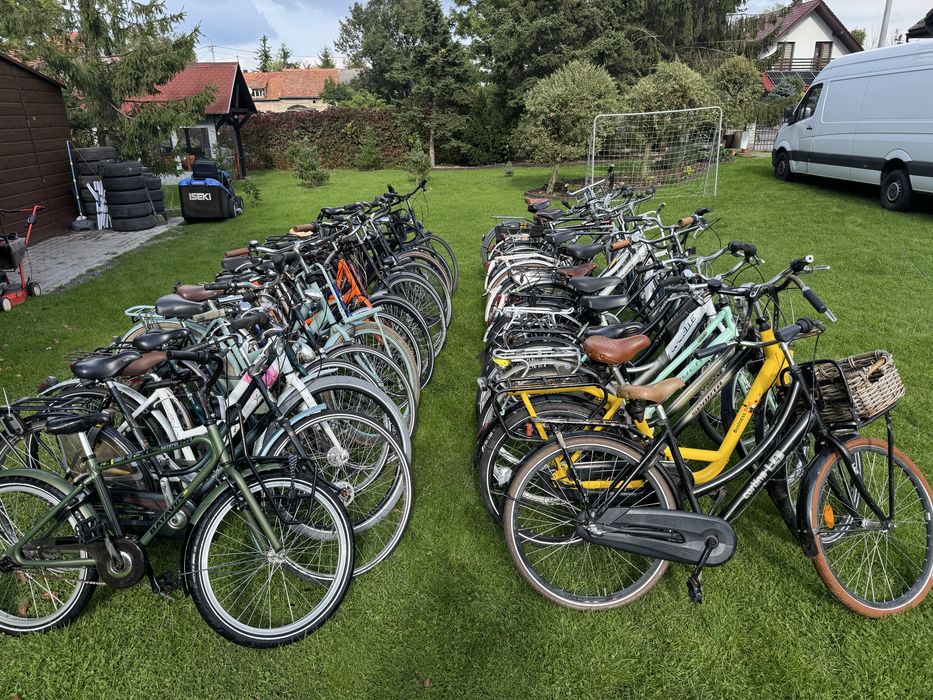 Pakiet holenderskich rowerow miejskich 30 szt Gazelle,Batavus,Sparta