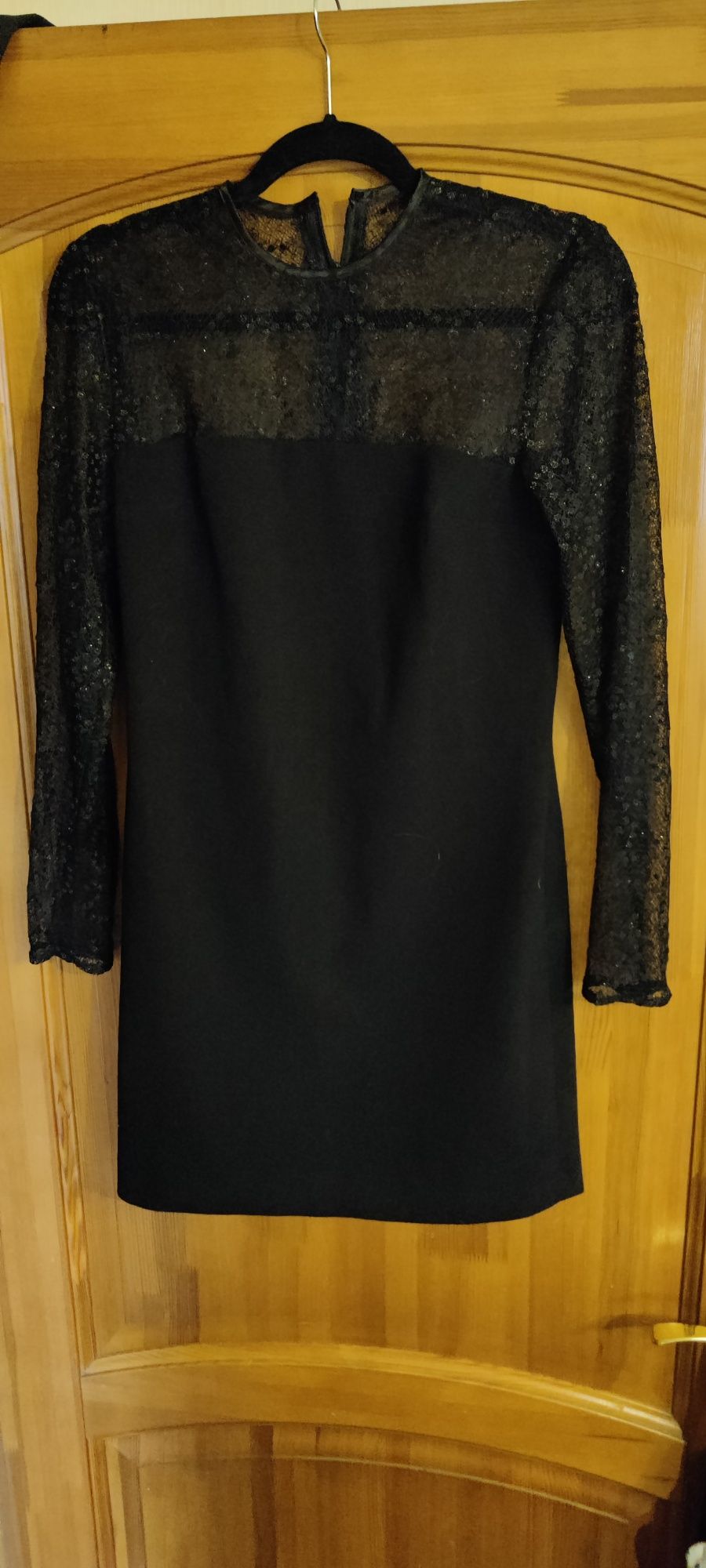 Платье чёрное элегантное S m 42-44р
