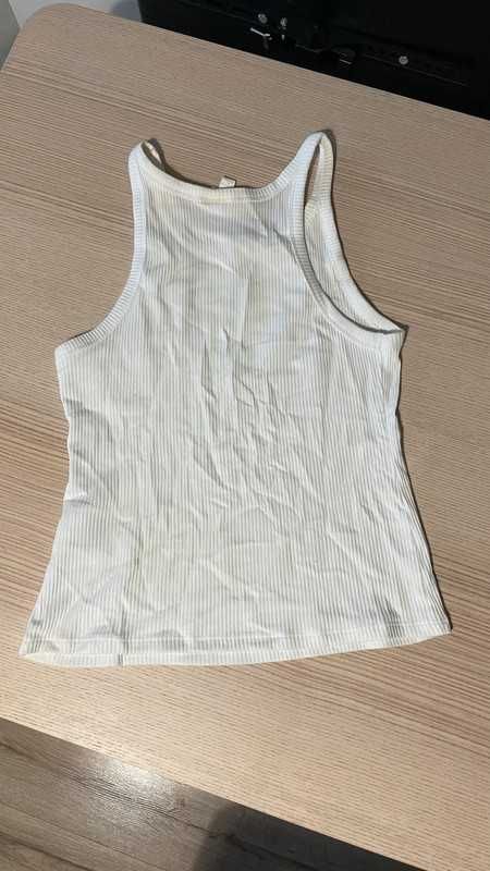 biały top H&M rozmiar S