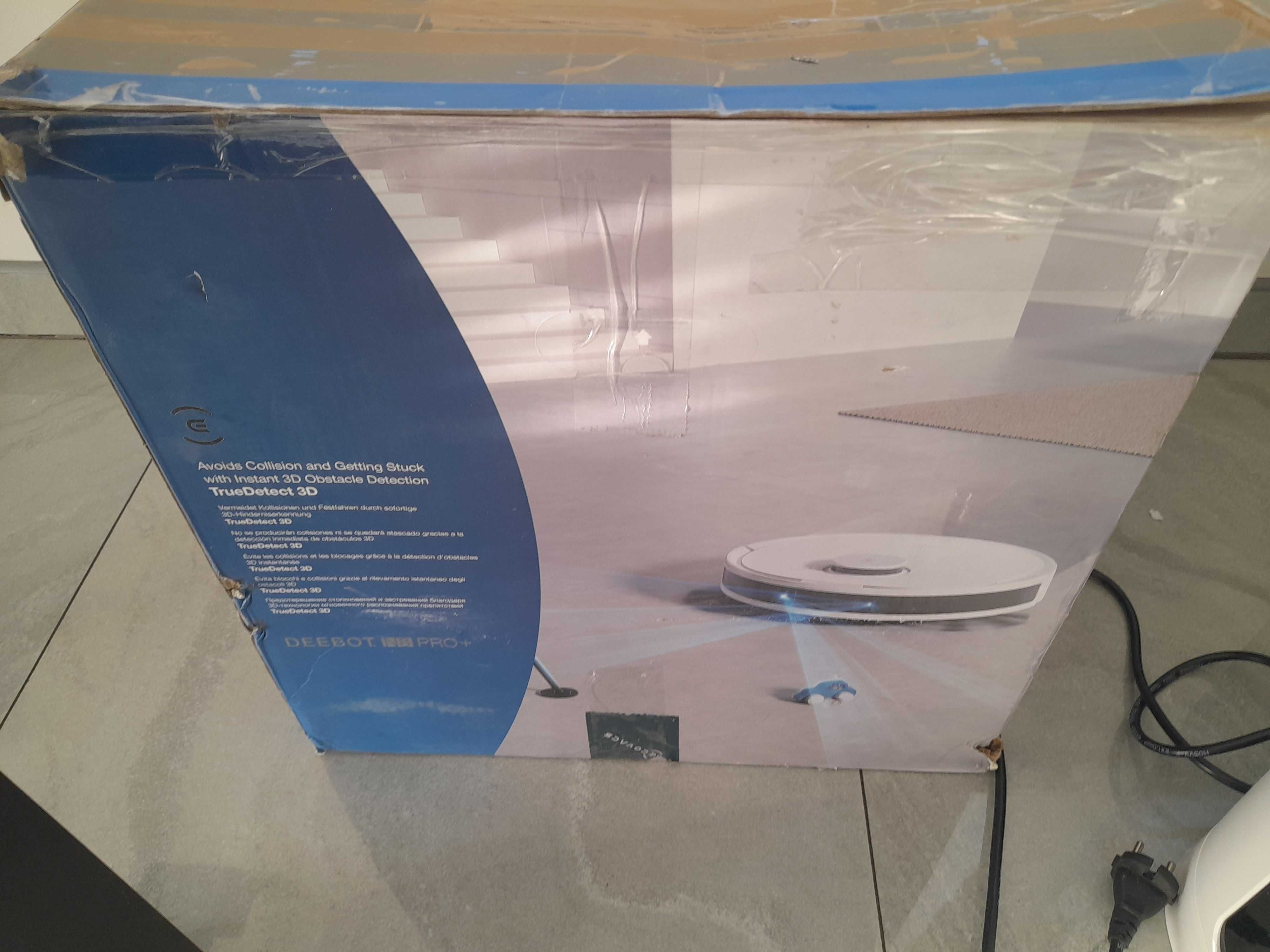 ECOVACS DEEBOT N8 PRO+ robot odkurzający ze stacją ssącą