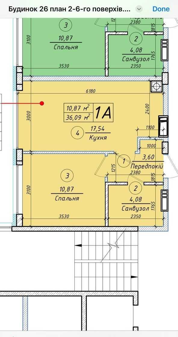 DI новобудова 1 кімнатна квартира  Софіївська Борщагівка